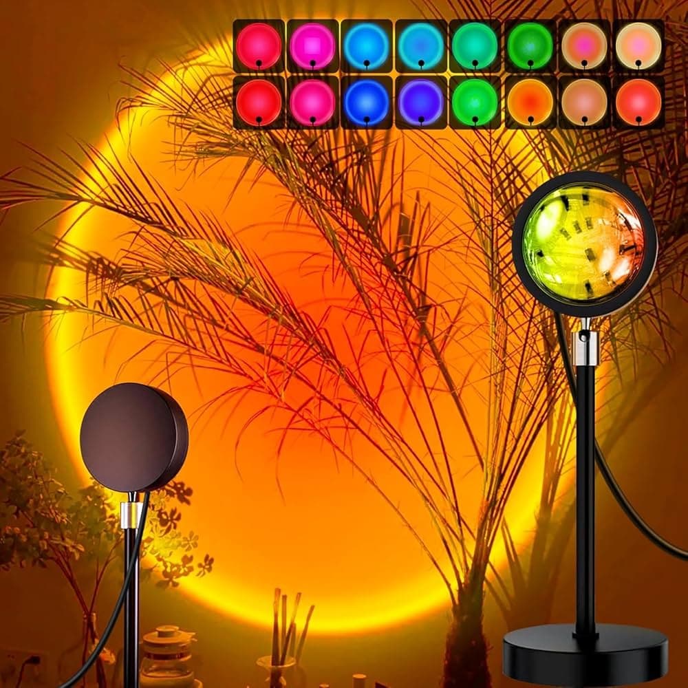 LED Sunset Lamp Projector
